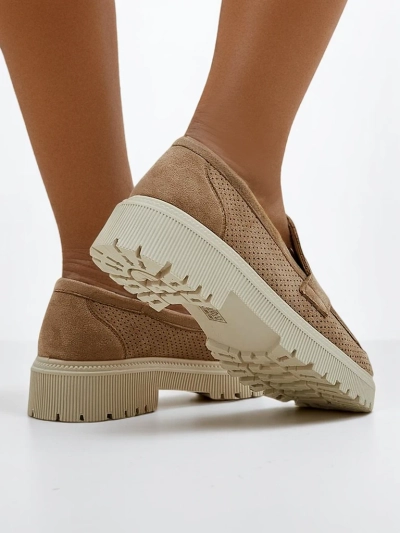 Royalfashion Damen-Eco-Suede-Mokassins Dunes