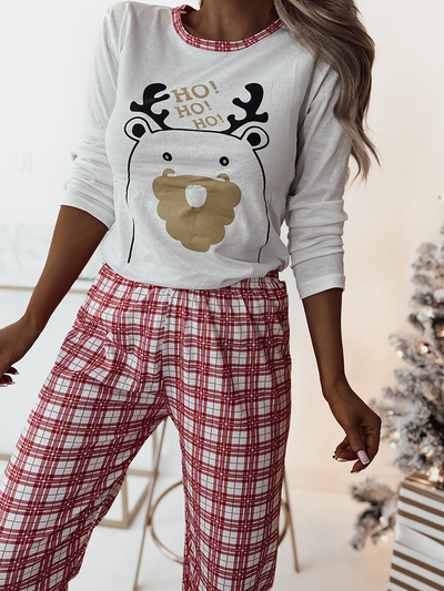 Royalfashion White Christmas Schlafanzug für Damen