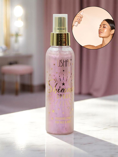USHAS Summer Spray – Flüssiger Gesichts- und Körper-Highlighter Pink