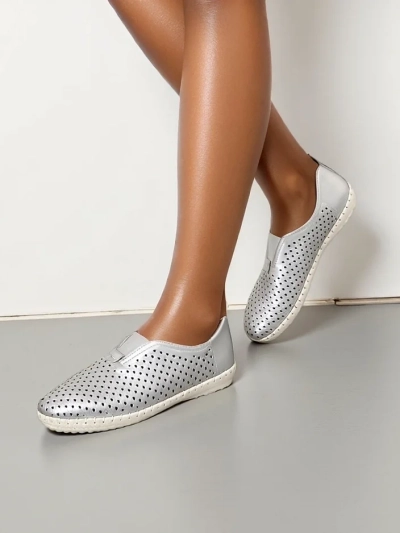 Royalfashion Damen durchbrochene Slipper Gofielle