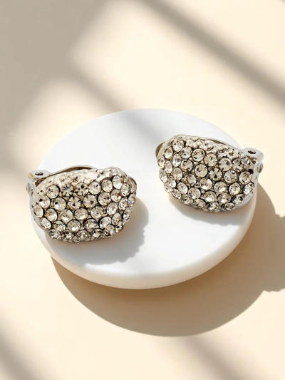 Royalfashion Damen-Clip-Ohrringe mit Zirkonia