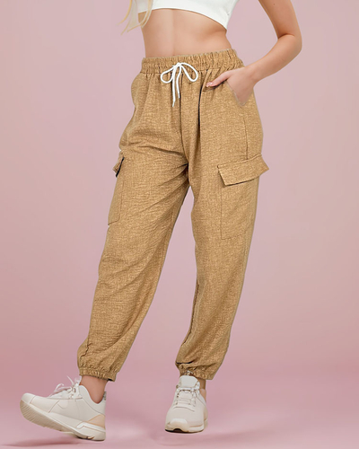 Royalfashion Damen weite Hose mit Taschen