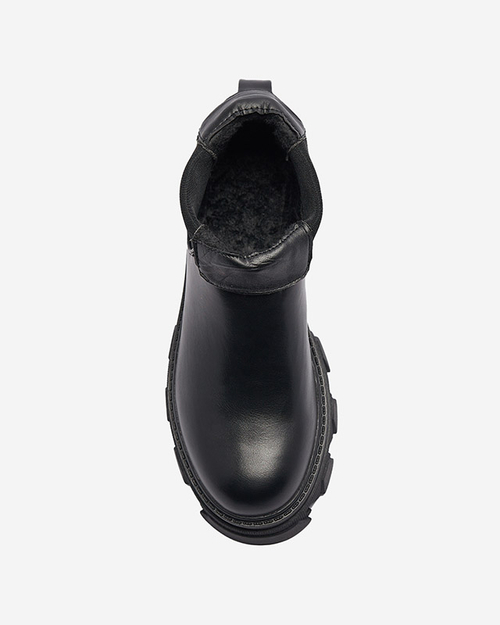 Черевики жіночі сліпони чорного кольору Inilco- Footwear