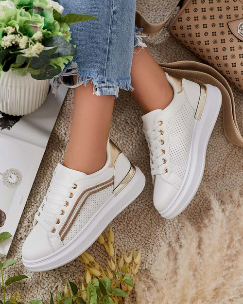 Royalfashion Жіночі ажурні спортивні кросівки Ruxan