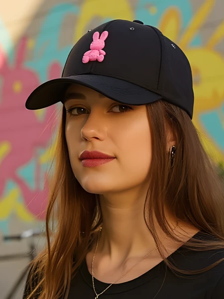 Royalfashion Cap mit Bunny Chic Patch