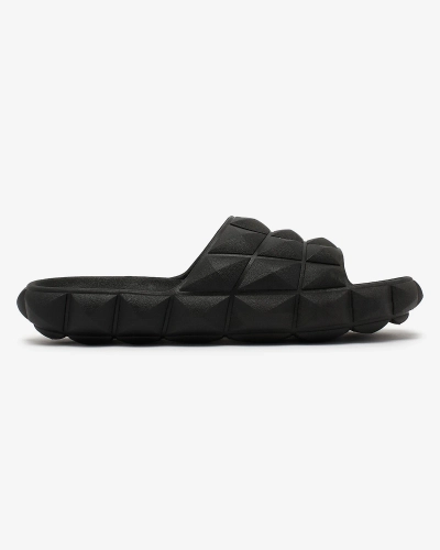 Royalfashion Damen Flip-Flops mit Prägung in schwarz Ambeha