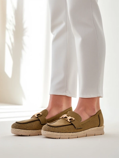 Royalfashion Damenflats mit dekorativem Akzent an der Spitze
