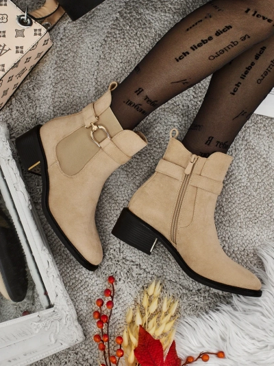 Calivra Damen Stiefeletten aus Öko-Wildleder