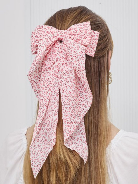 Royalfashion Haarspange – Schleife mit Blumenmuster Miriam