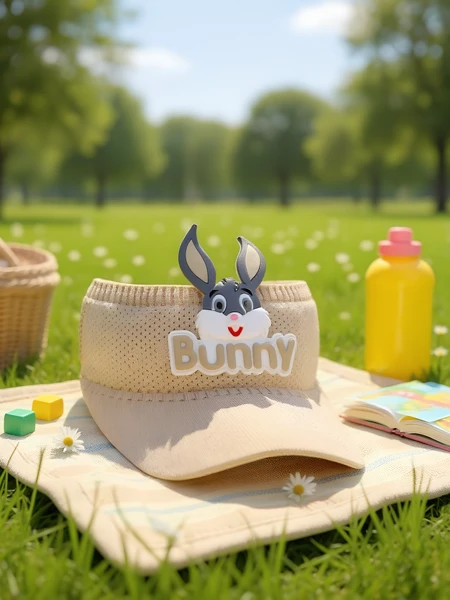 Royalfashion Kinder-Sonnenvisor mit Hasenohren