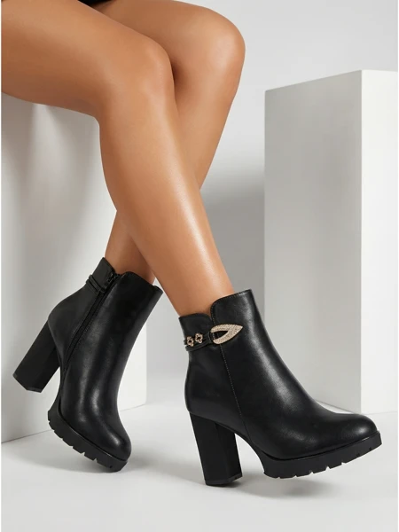 Жіночі ботильйони Sylvar з екошкіри на підборах