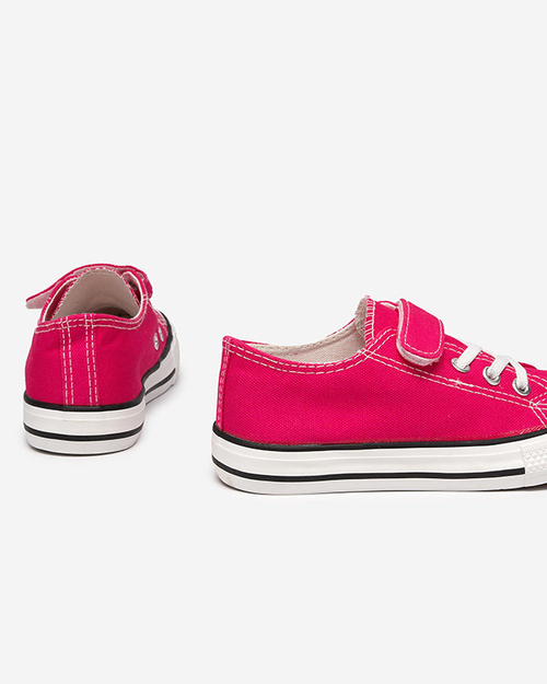 Дитячі кеди кольору фуксії Finso