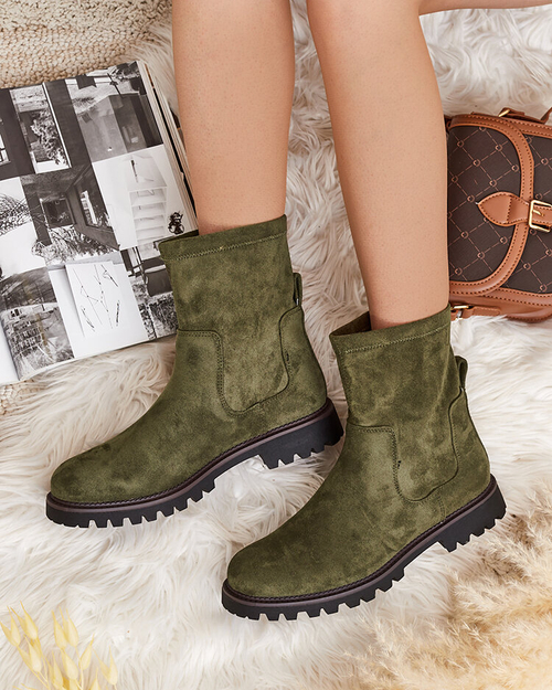 Жіночі черевики Royalfashion з екозамші Gebimma