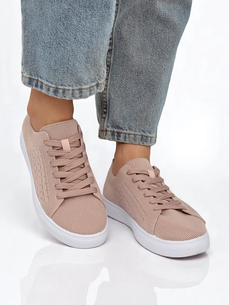 Damen-Sneaker Royalfashion Calista Rosa - rosa Schuhe für Frühling und Sommer
