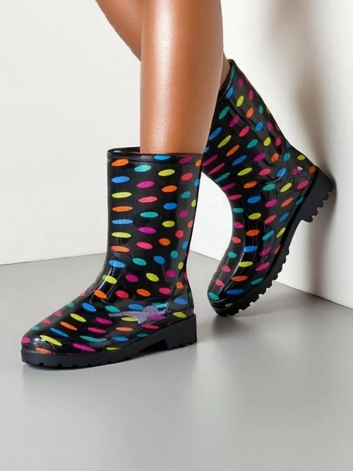 Royalfashion Жіночі гумові черевики в горошок Kroppes