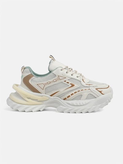 Royalfashion Damen Sportsneaker auf einer dickeren Sohle Nettes