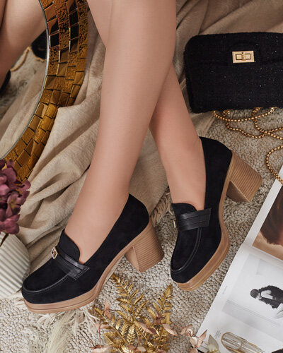 Royalfashion Damen Mokassins auf einem Pfosten Lemaneg