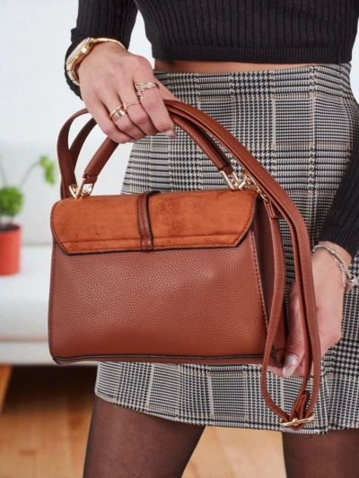Damenhandtasche aus Öko-Leder Sofia Schwarz