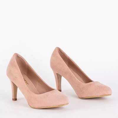 OUTLET Klassische Puderpumps auf einem Hikka-Absatz - Schuhe