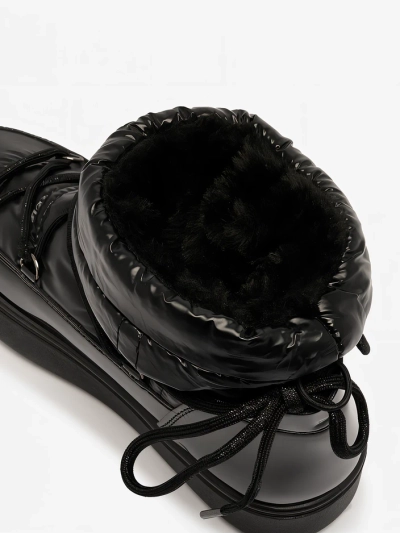 Royalfashion Damen-Schlupfstiefel a'la Schneestiefel in schwarz Vevnose
