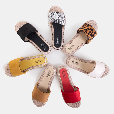 Ysia braune Damenpantoffeln - Schuhe