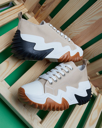 Sportschuhe a'la sneakers in beige Ascota- Footwear