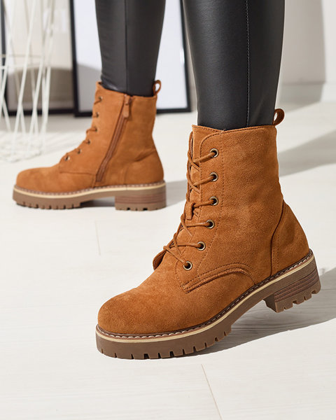 Braune Damen-Trapper-Stiefel Priviea - Footwear