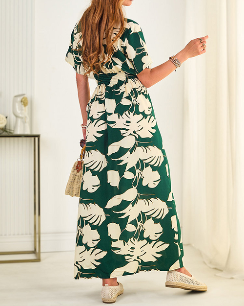 Жіноча сукня міді з принтом Royalfashion