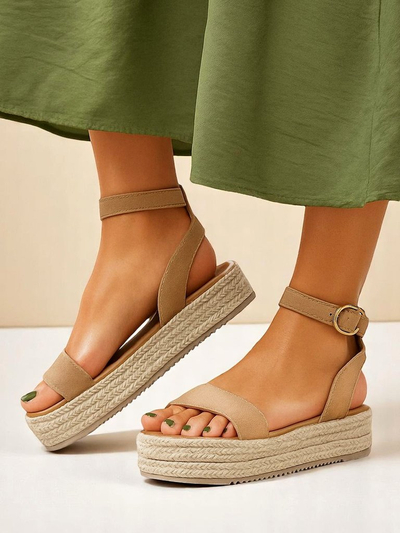 Royalfashion Damen Plateausandalen Finna