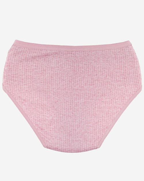 Рожеві жіночі трусики трусики з квітковим поясом - Нижня білизна