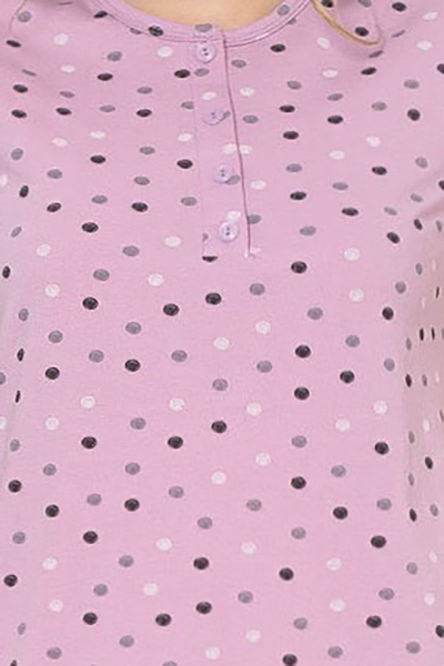 Royalfashion Women's polka dot nightshirt