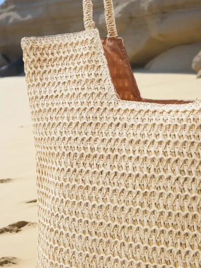 Royalfashion Große Damenstroh Tasche Sommer