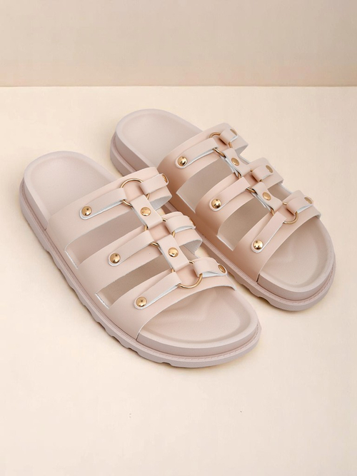 Royalfashion Жіночі шльопанці на плоскій підошві Aurelia Roma