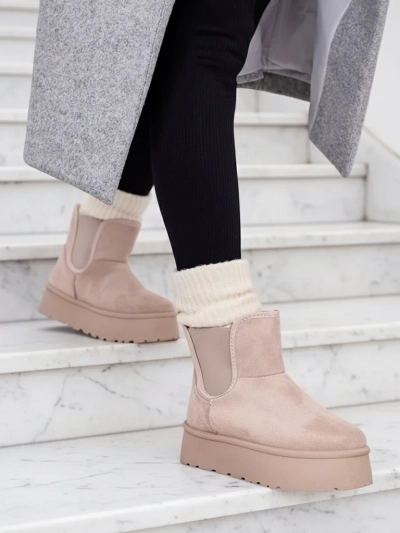 Royalfashion Damen Nomas kurze Stiefel a'la Schneestiefel