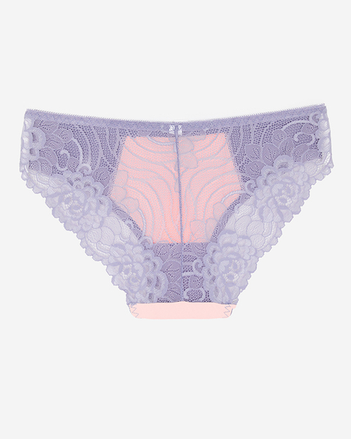 Темно-сині мереживні трусики жіночі - Нижня білизна