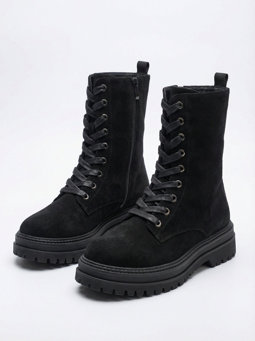 Жіночі ботильйони з еко замші типу воркери Molistea