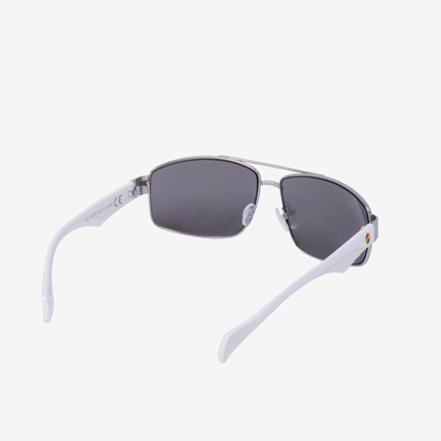 Weiße und silberne Damensonnenbrillen - Accessoires