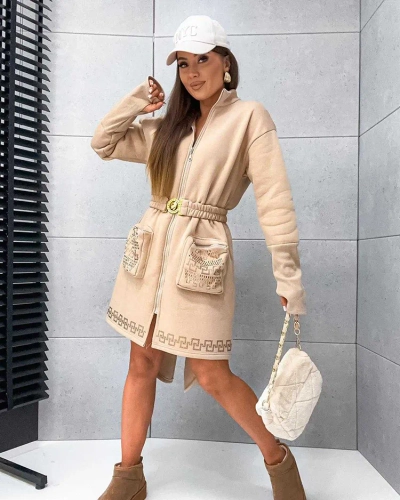 Royalfashion Damenminikleid im Stil einer Bluse