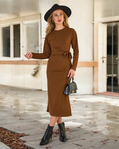 Royalfashion Damen-Midikleid