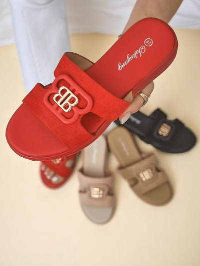Royalfashion Damen Pantoletten mit flacher Sohle ChicStep