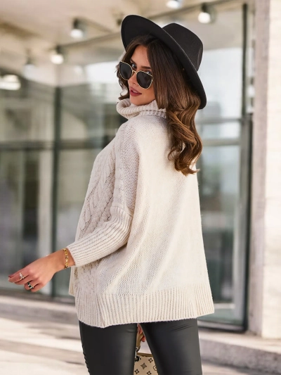 Royalfashion Damen-Rollkragenpullover