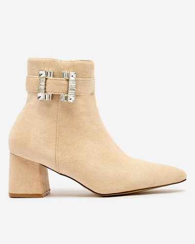 Royalfashion Beige Damenstiefel Masemart