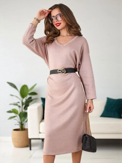 Royalfashion Damen Strickkleid