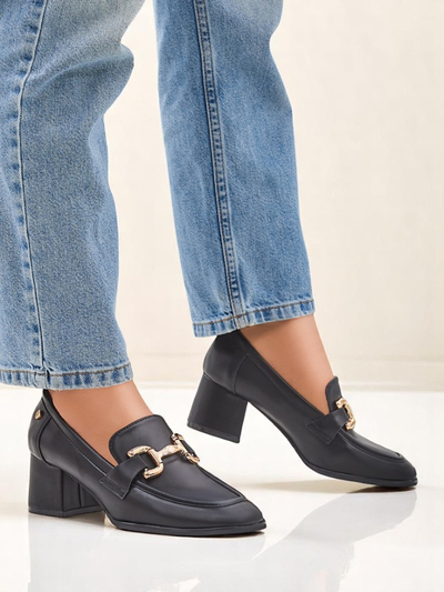 Royalfashion Damen-Loafer mit niedrigem Absatz Kamelia
