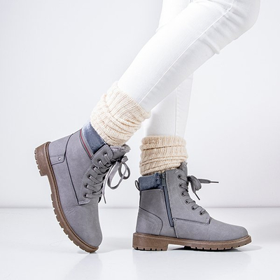 Colorado grau isolierte Stiefel - Schuhe