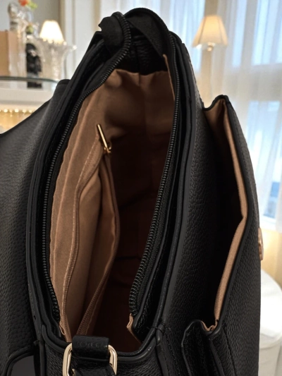 Kleine Damenhandtasche aus Öko-Leder Karelia