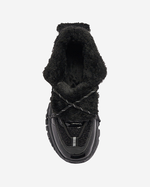 Чорні жіночі утеплені спортивні кросівки Timose - Взуття