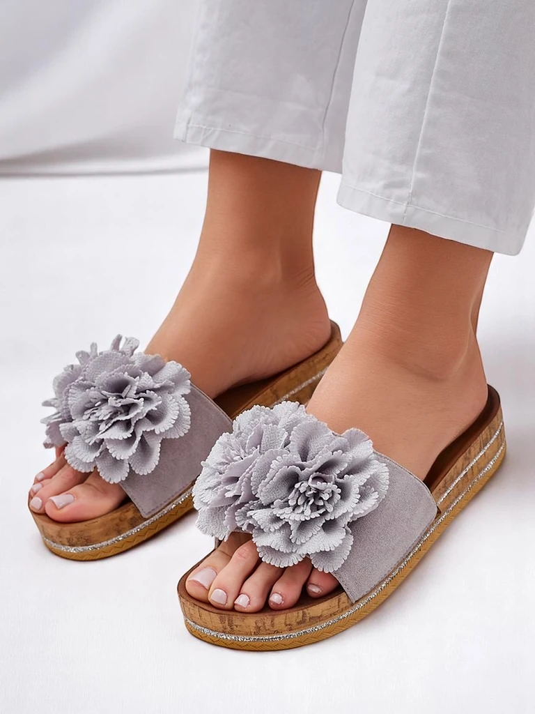 Royalfashion Damenflip-flops mit Blumen Focce