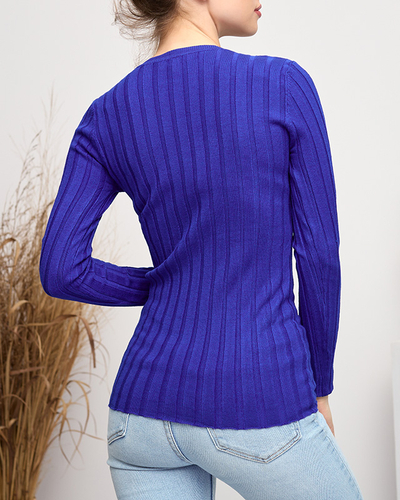 Cobalt Damenpullover mit V-Ausschnitt - Kleidung