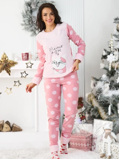 Royalfashion Damenpyjamas mit einem Kätzchen